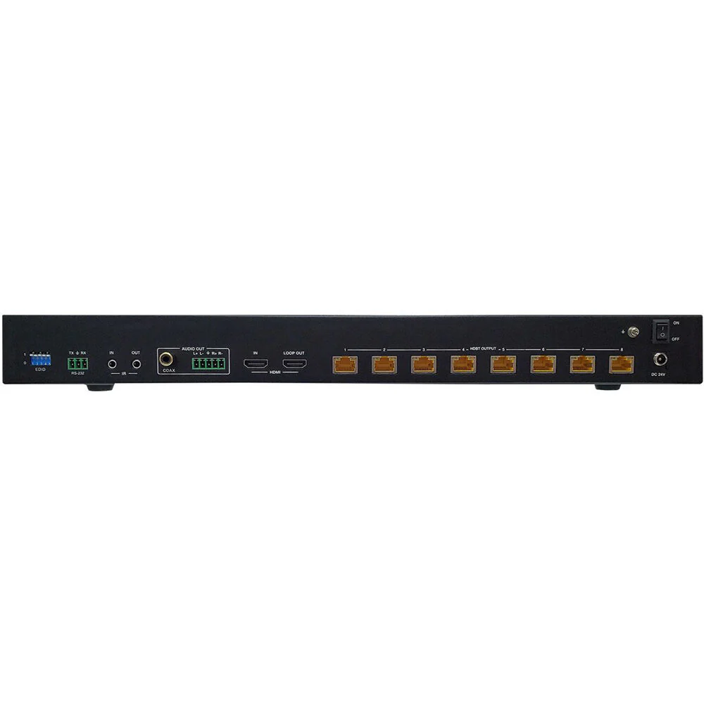 BZBGear 1x8 UHD 4K 18 Gb/s HDMI-over-HDBaseT Splitter/Distribution Amplifier - Image 3
