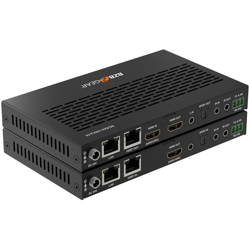 BZBGEAR 4K 18Gbps HDMI HDBaseT 3.0 Extender with IR/EARC/ARC/POC/RS-232/Ethernet/USB and Audio Embedding/De- - Image 4