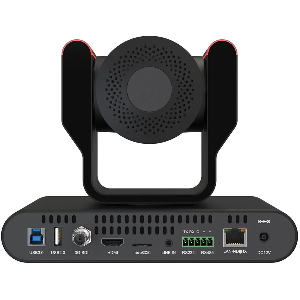 BZBGEAR Live Streaming NDI|HX3 PTZ Camera with Auto-Tracking, Tally & 12x Zoom (Black) - Image 3