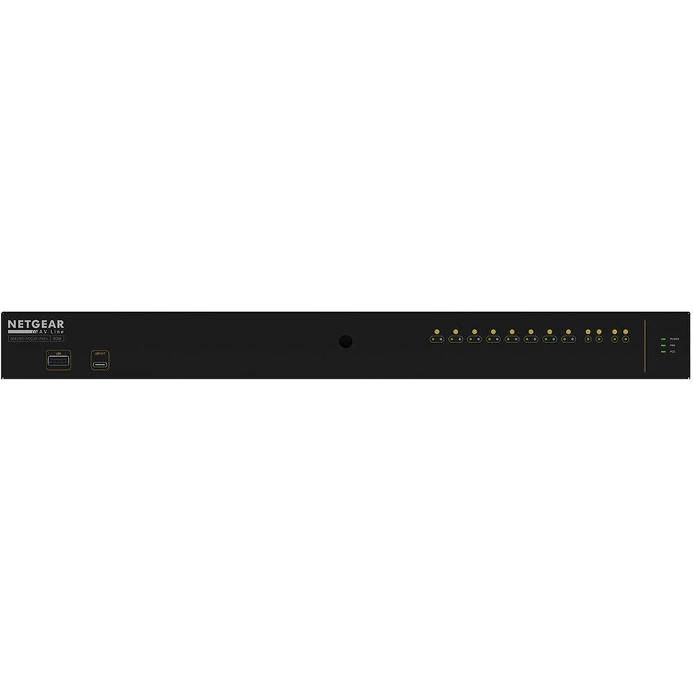 BZBGEAR NETGEAR AV LINE 8X1G PoE+ 125W 2X1G and 2XSFP Managed Switch - Image 2