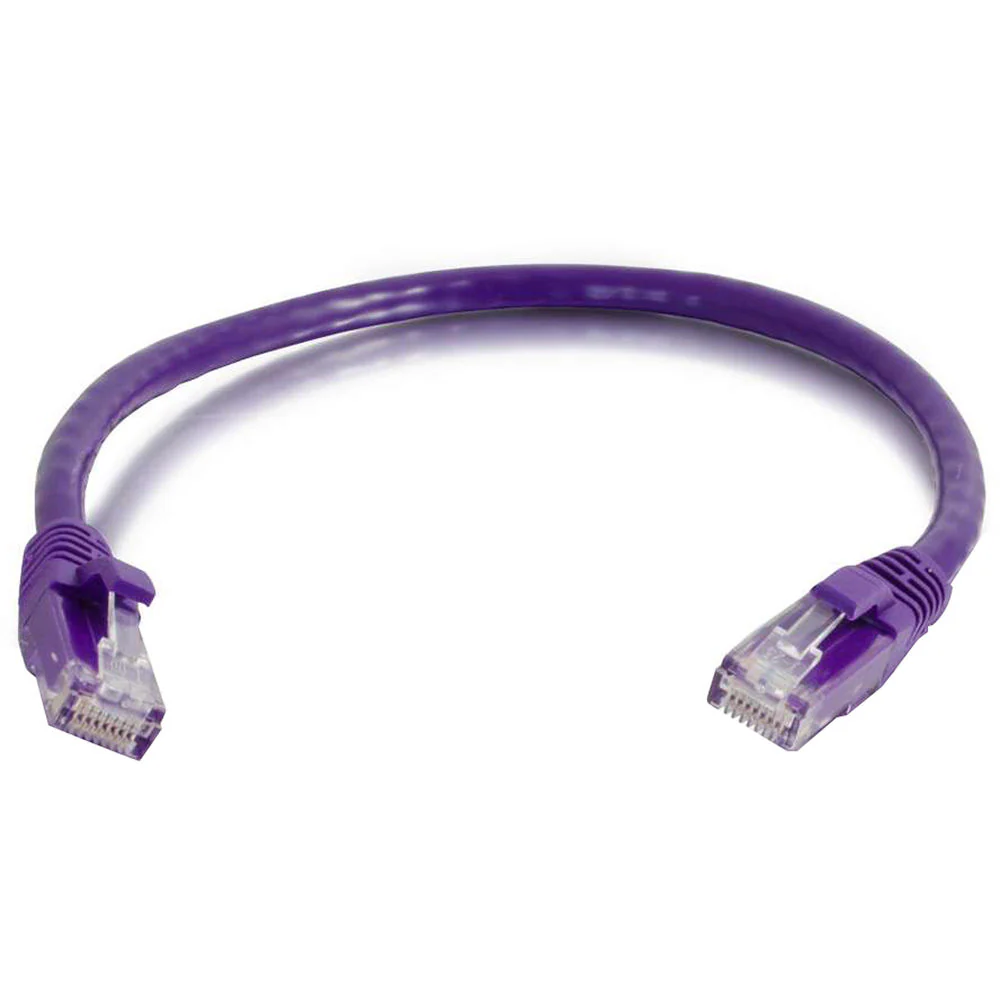 C2G RJ45 Male to RJ45 Male Cat 6 Snagless Patch Cable (20', Purple)