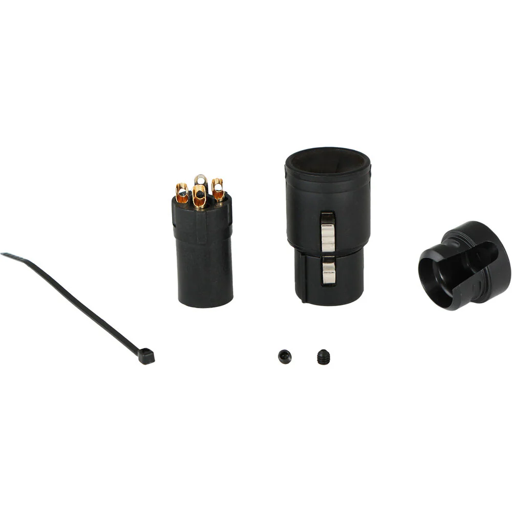 Cable Techniques Low-Profile Right-Angle XLR 3-Pin Female Connector (Large Outlet, B-Shell, Black Cap) - Image 7