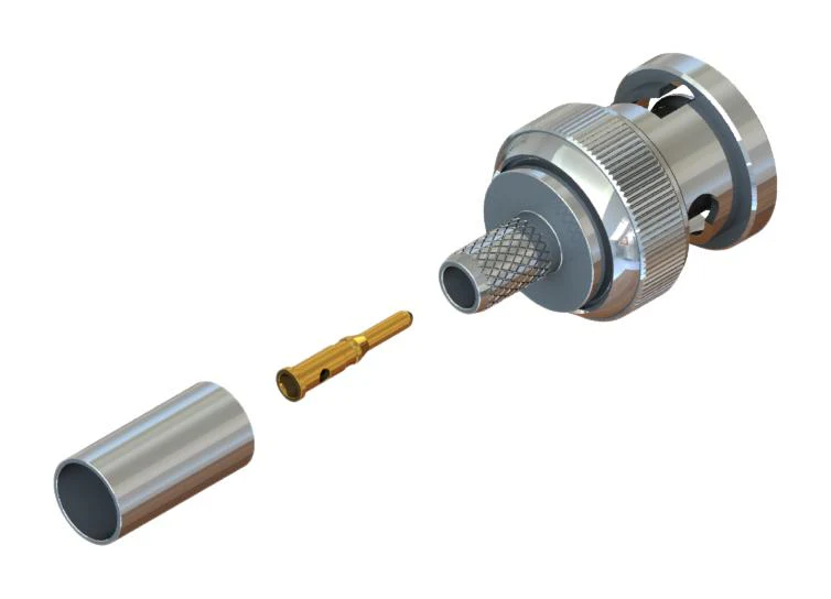 CAL TEST ELECTRONICS CT4506 RF COAX CONN, BNC PLUG, 50 OHM, 2GHZ