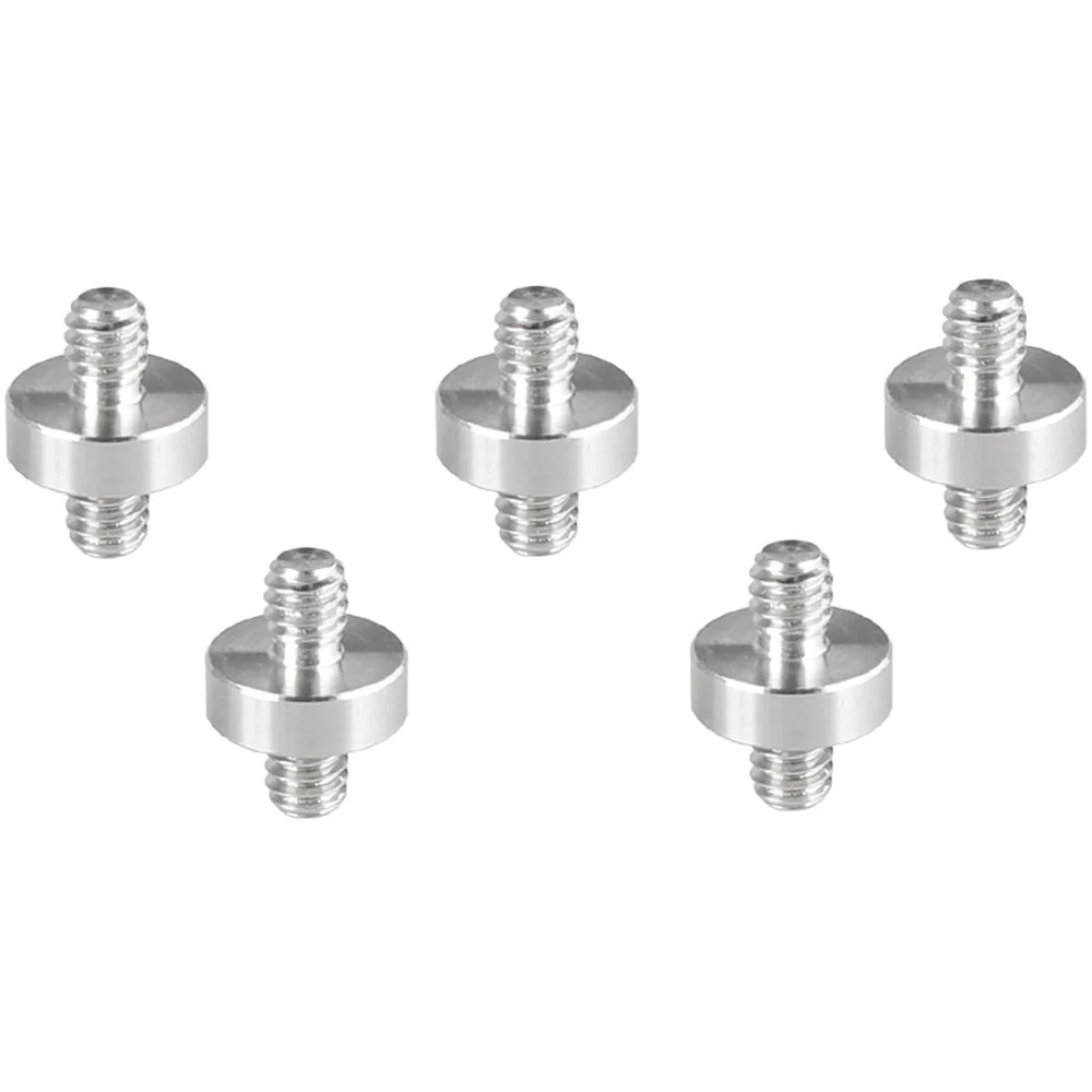 CAMVATE 1/4"-20 to 1/4"-20 Screw Adapter (5-Pack)