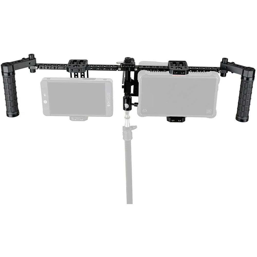 CAMVATE Dual 7" Director's Monitor Cage with Rubber Grips - Image 5