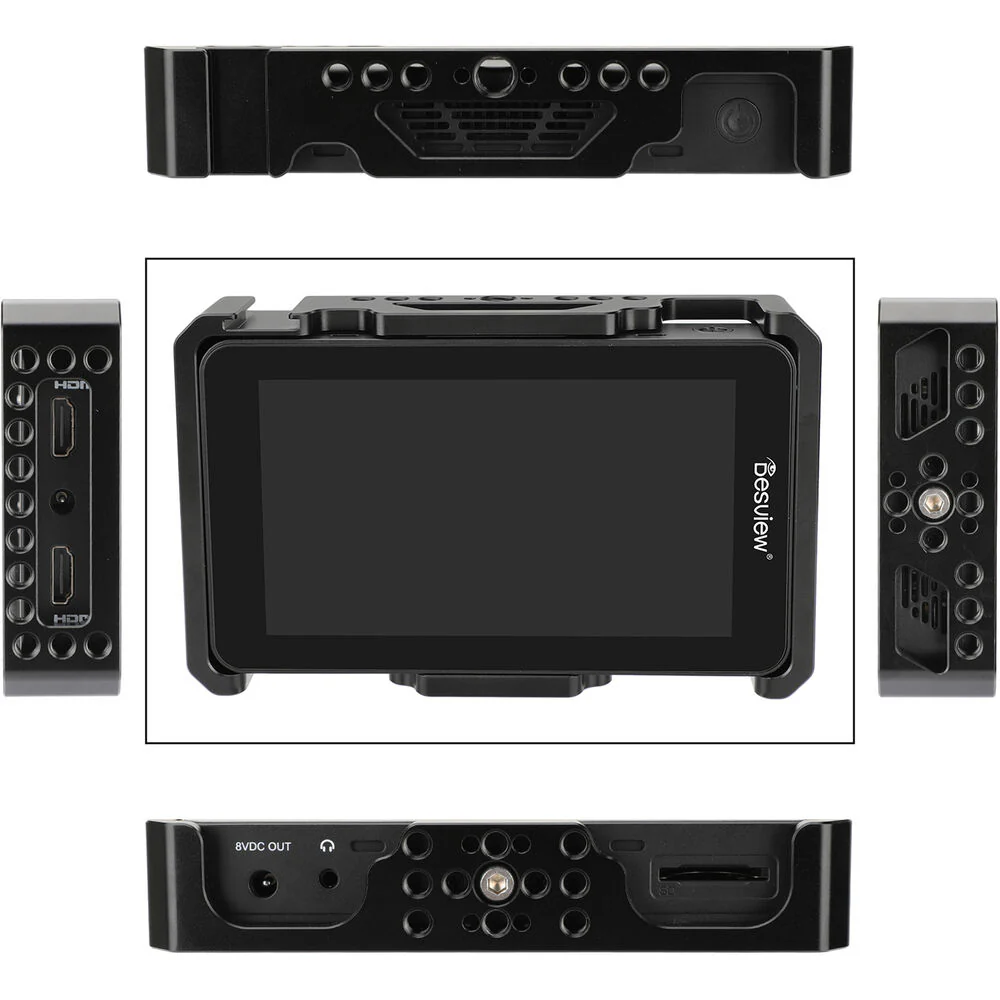 CAMVATE Formfitting Cage for Desview R6 UHB 5.5" Monitor - Image 5