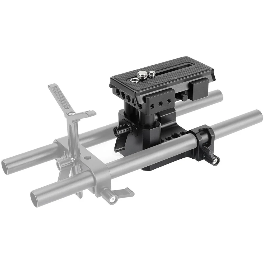 CAMVATE Quick Release 15mm Rod Clamp Mount and Top Plate Bundle - Image 5