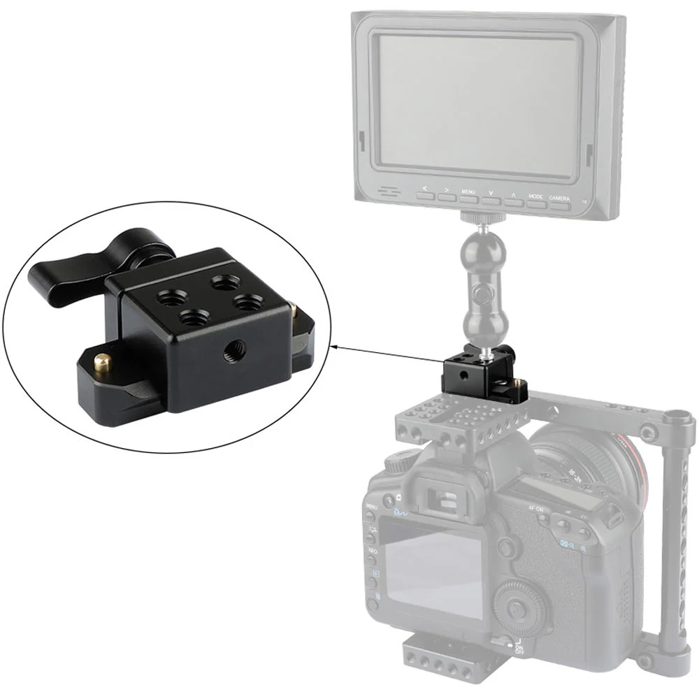 CAMVATE Quick Release Nato Clamp With Safety Rail (50mm) - Image 7
