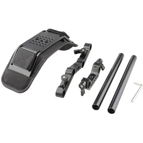 CAMVATE Shoulder Mount Kit with 15mm Rod Offset - Image 4
