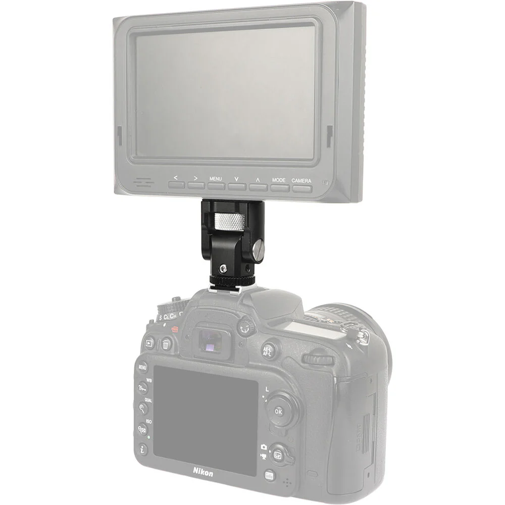 CAMVATE Tilting Shoe Adapter Support with 1/4"-20 Screw for Monitor/Light - Image 2