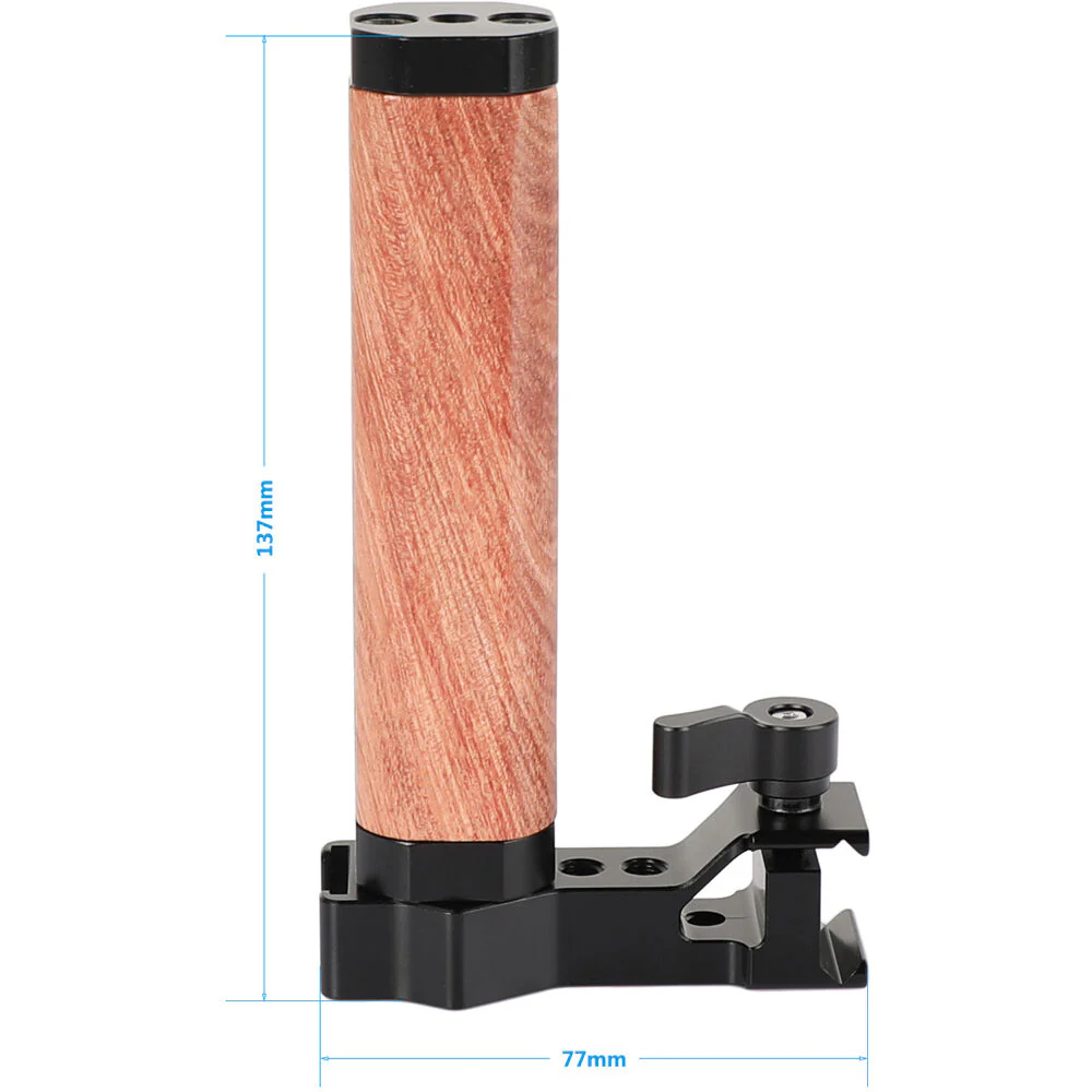 CAMVATE Wood Top Handle with 2.76" NATO Rail - Image 3