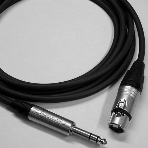 Canare Star Quad 3-Pin XLR Female to 1/4" TRS Male Cable (Black, 100') - Image 2