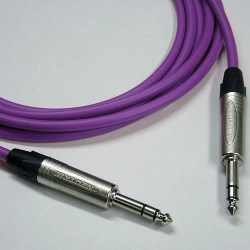Canare Starquad TRSM-TRSM Cable (Purple, 10')