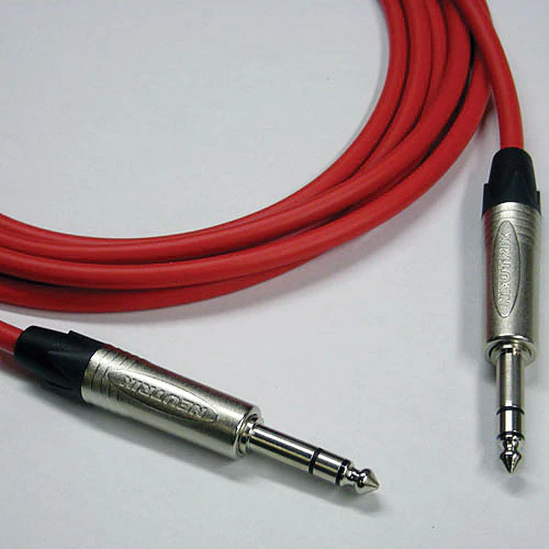 Canare Starquad TRSM-TRSM Cable (Red, 15')