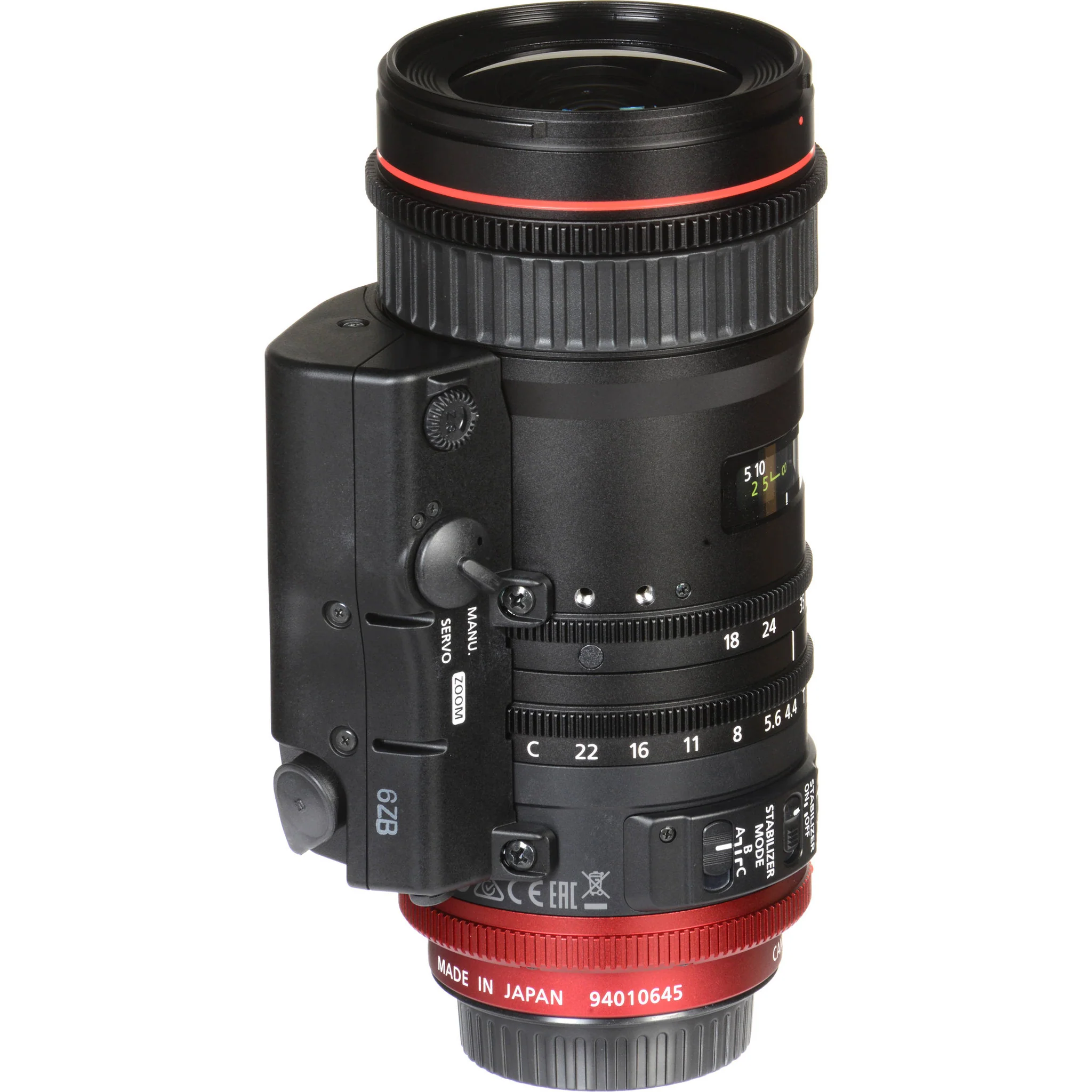 Canon CN-E 18-80mm T4.4 COMPACT-SERVO Cinema Zoom Lens (EF Mount) - Image 2