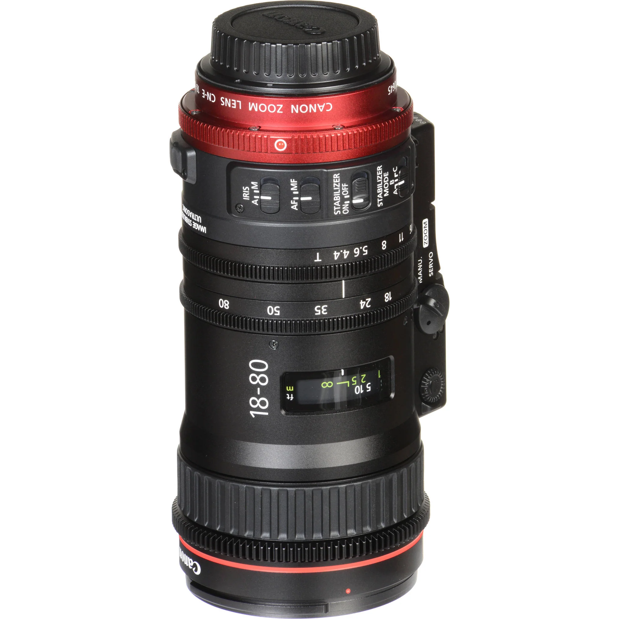 Canon CN-E 18-80mm T4.4 COMPACT-SERVO Cinema Zoom Lens (EF Mount) - Image 9