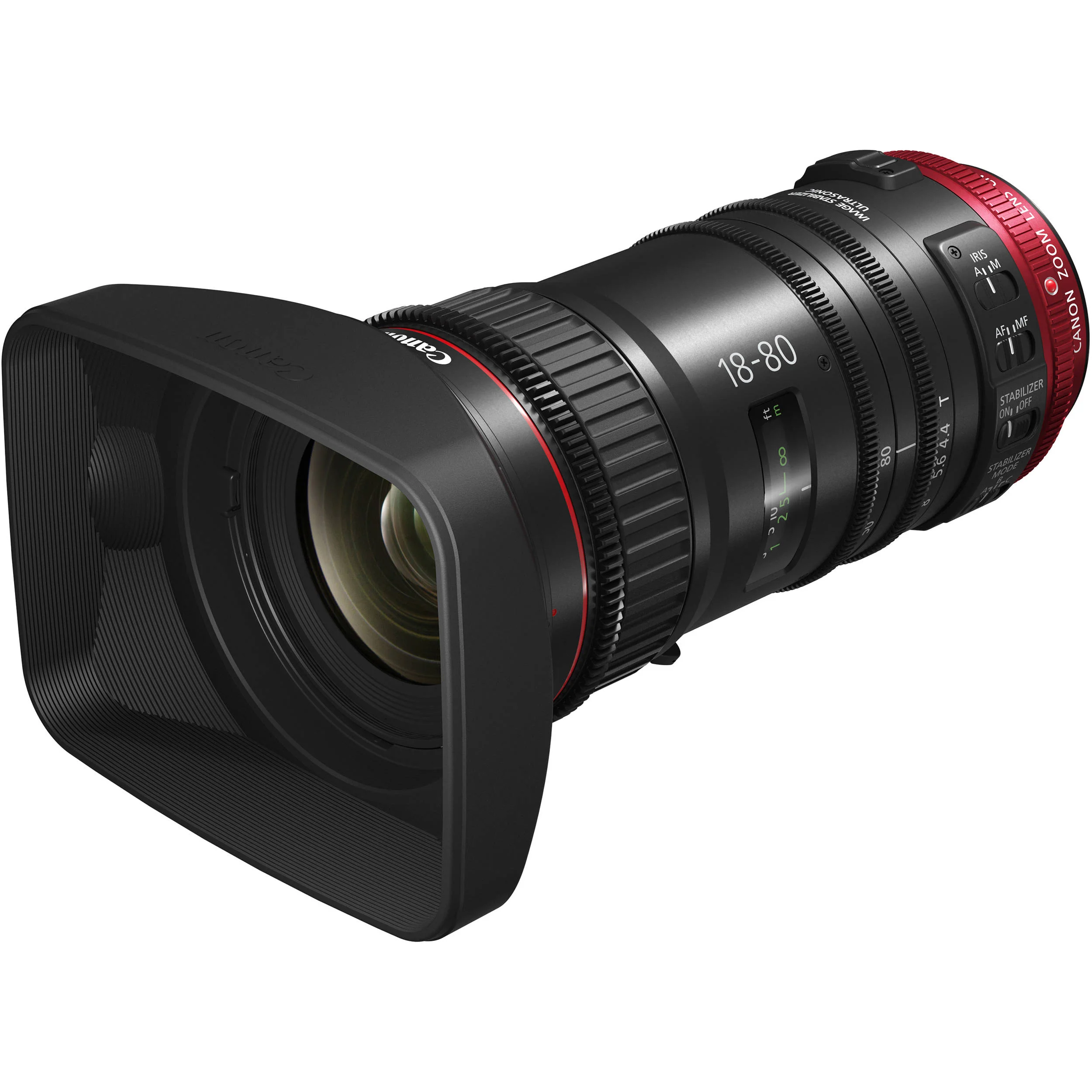 Canon COMPACT-SERVO 18-80mm T4.4 EF Zoom Lens with SS-41-IASD Kit - Image 2