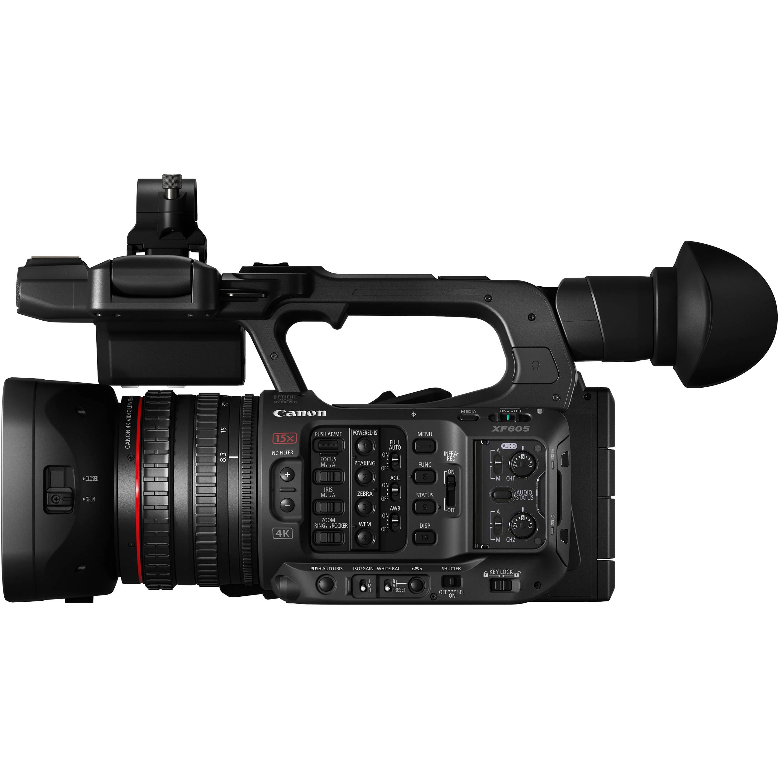 Canon XF605 UHD 4K HDR Pro Camcorder - Image 5