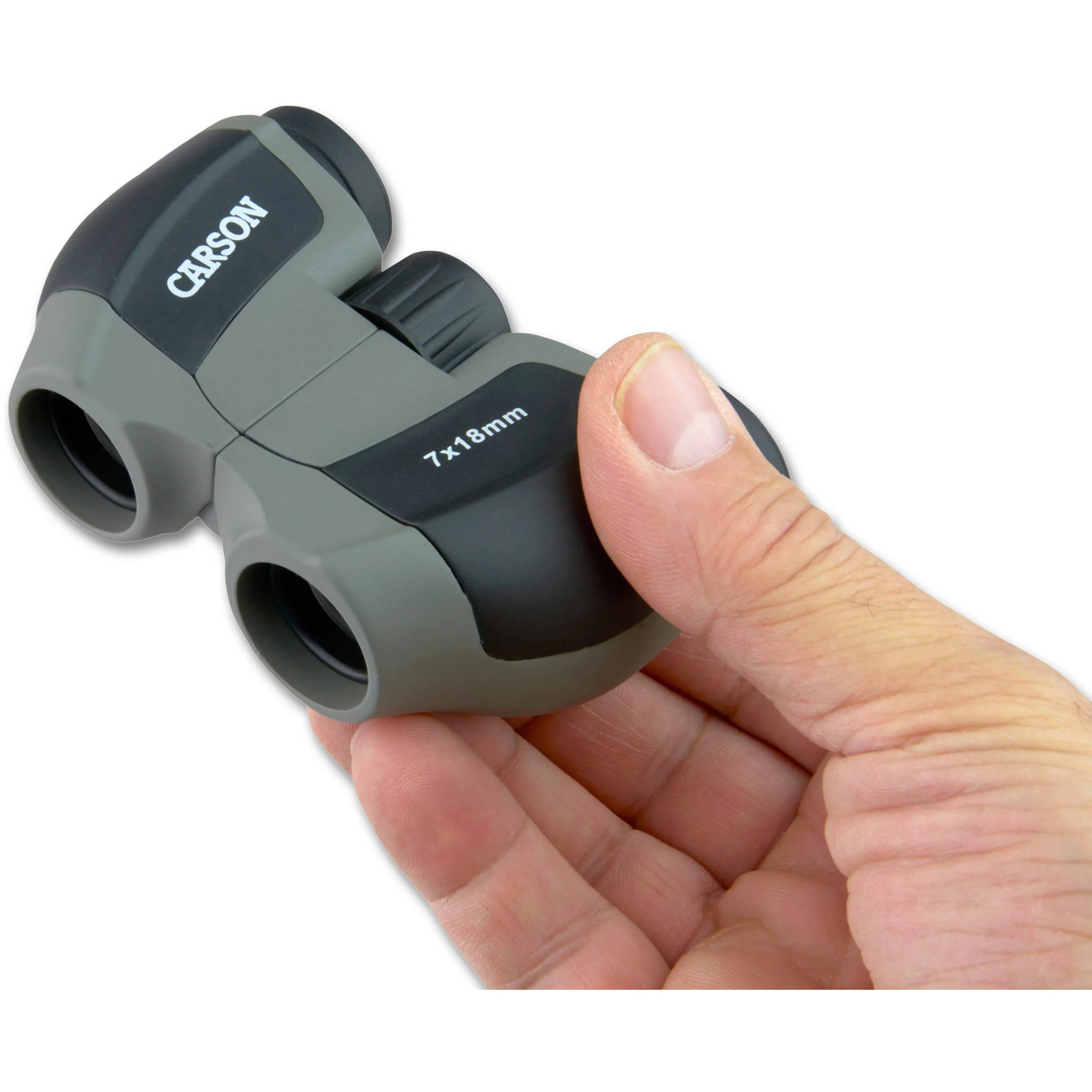 Carson 7x18 MiniScout Binoculars (Clamshell Packaging) - Image 4