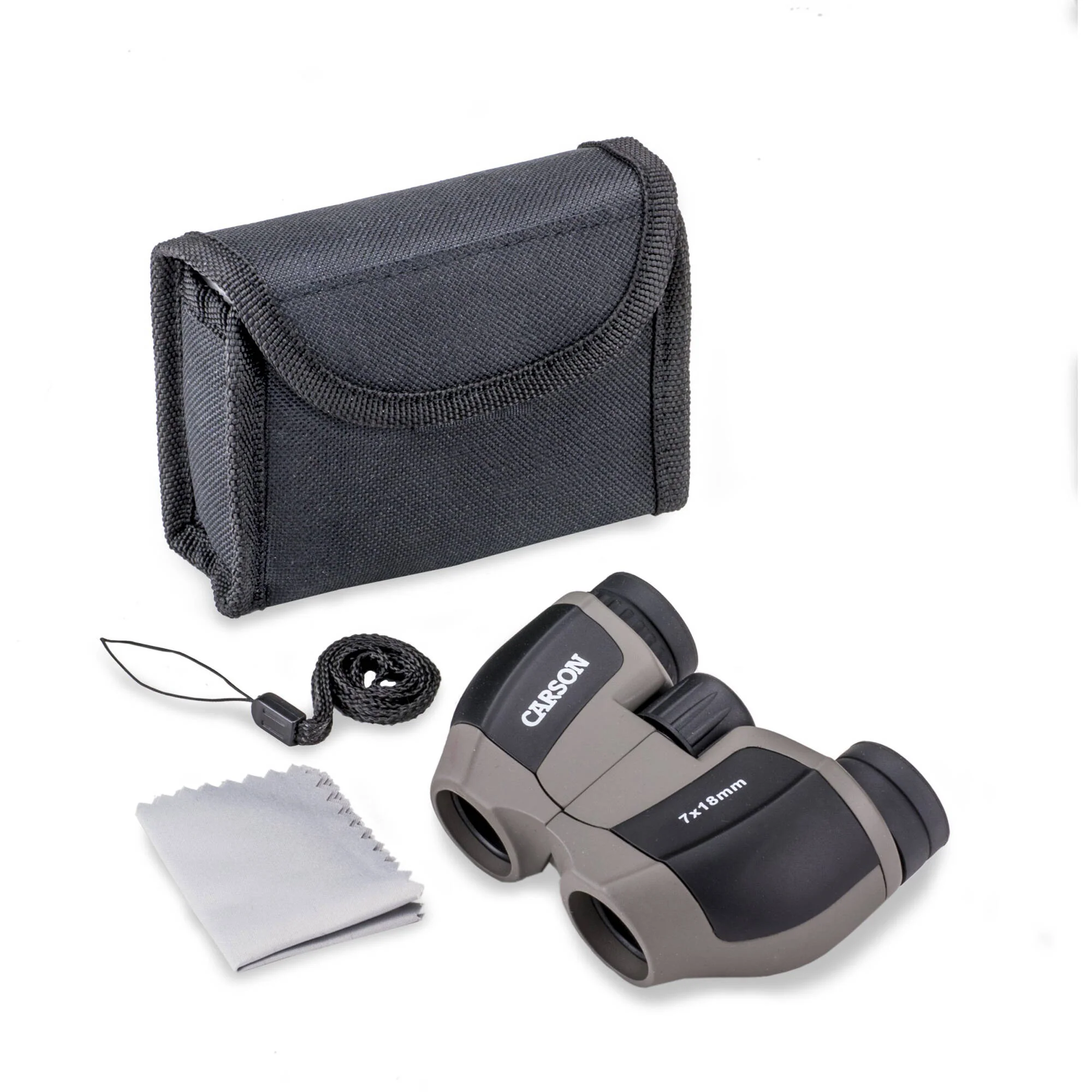 Carson 7x18 MiniScout Binoculars (Clamshell Packaging) - Image 6