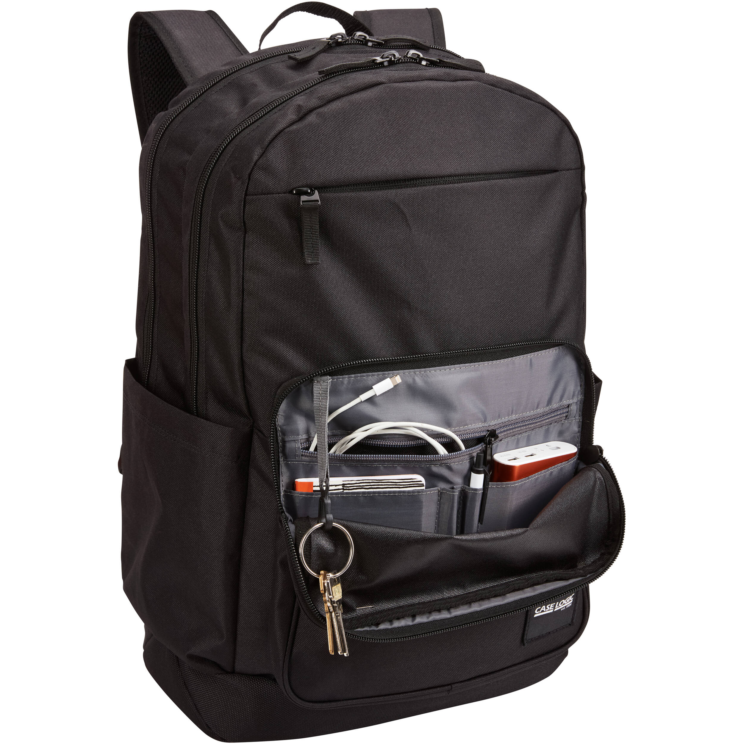Case Logic Query Recycled Backpack (Black, 29L) - Image 4