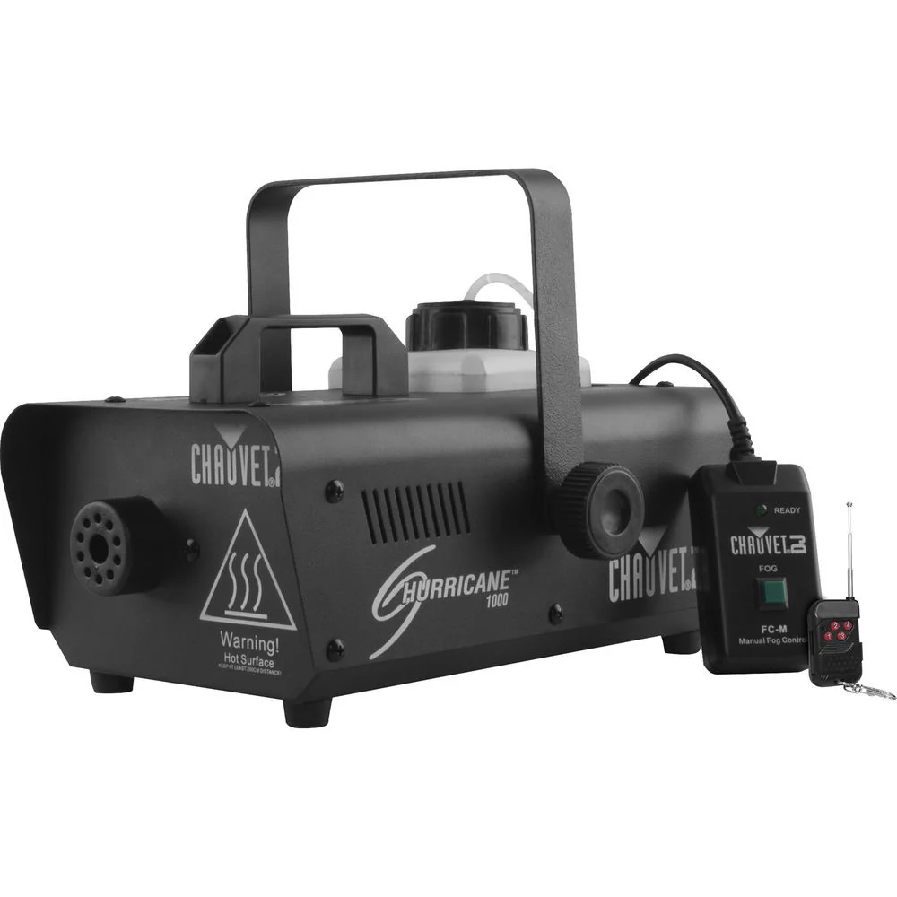 CHAUVET Hurricane 1000 Fog Machine with Manual and Wireless Remote Control - Image 2