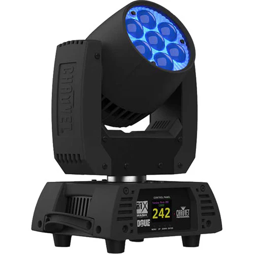 CHAUVET Professional Rogue R1X Wash RGBW LED Moving Head Wash 2-Light Kit with DMX Cables and Mounting Accessories - Image 2