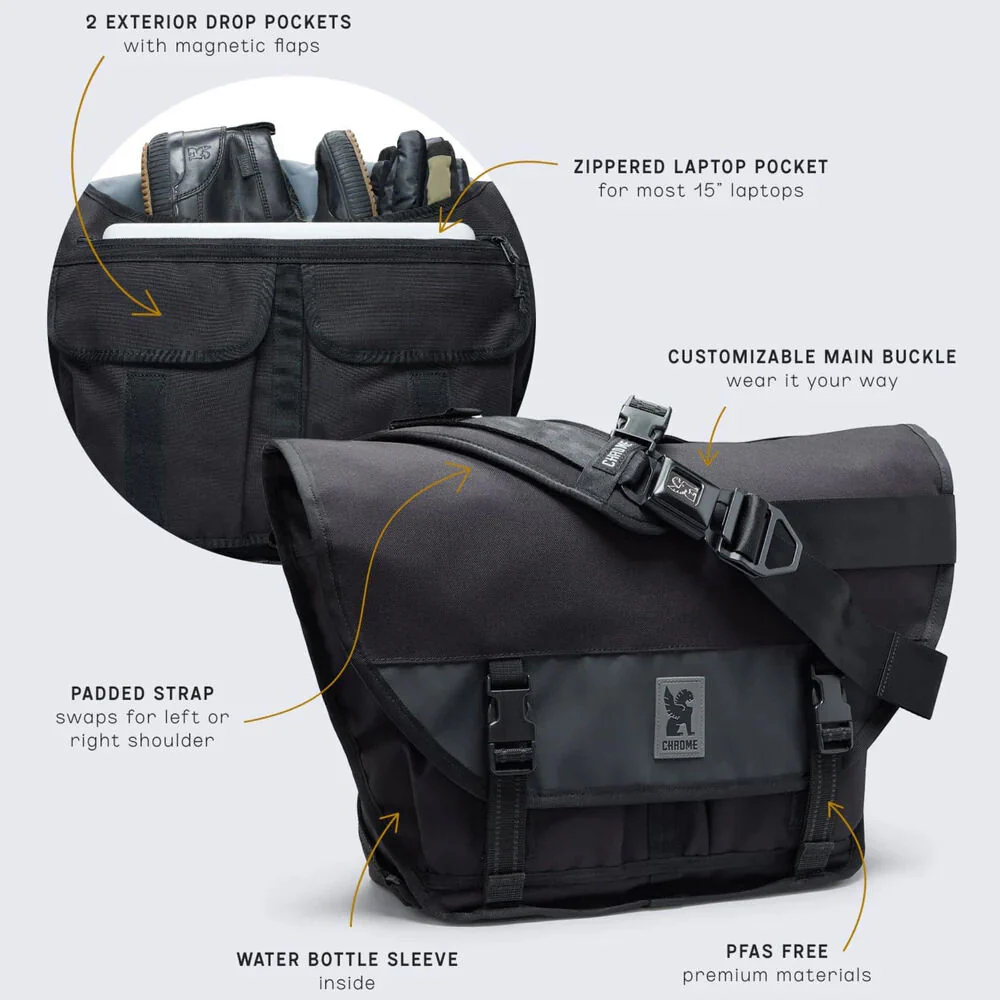 Chrome Industries Citizen Messenger Bag (Indigo, 15L) - Image 6