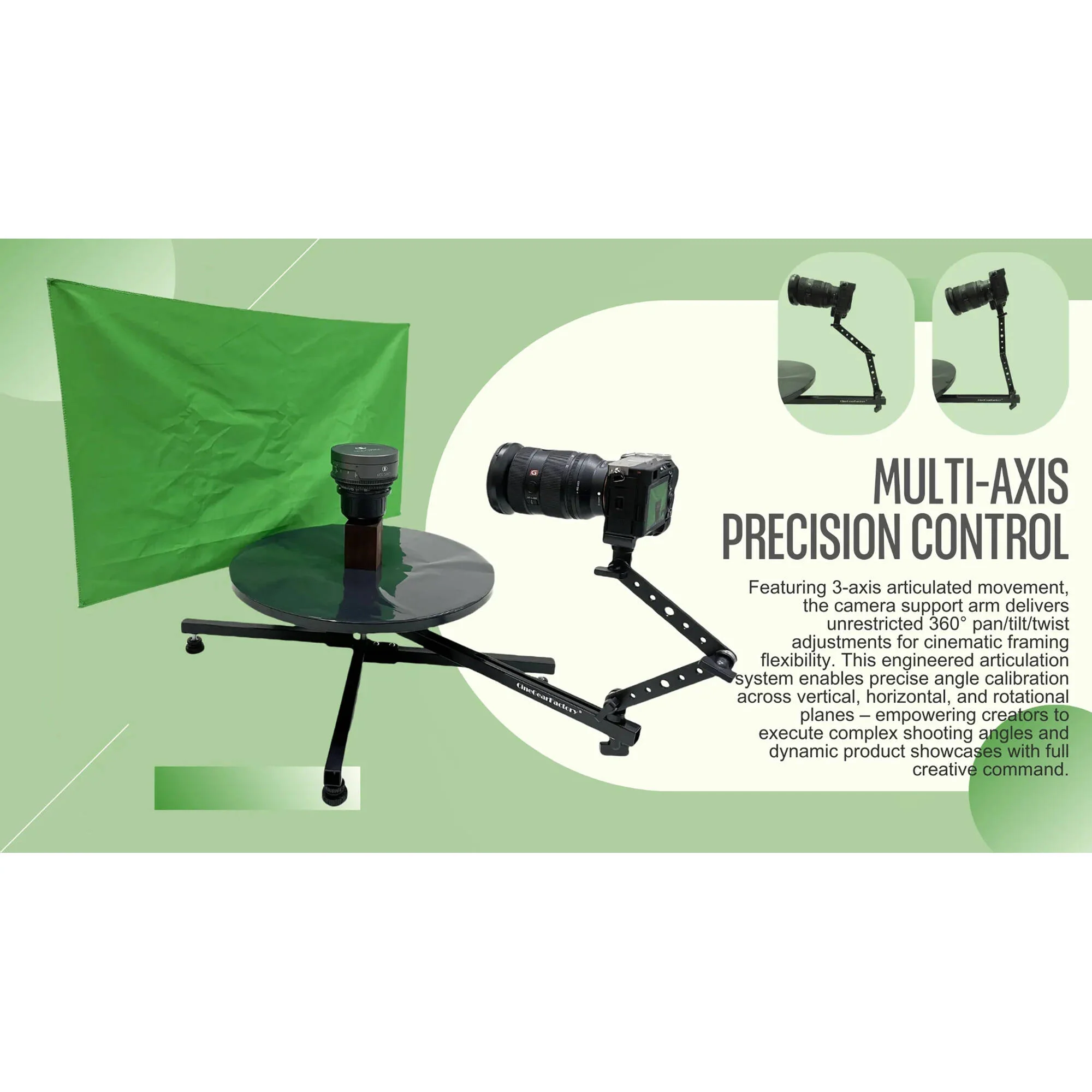 CineGearFactory C2 360&deg; Rotating Camera Platform - Image 4