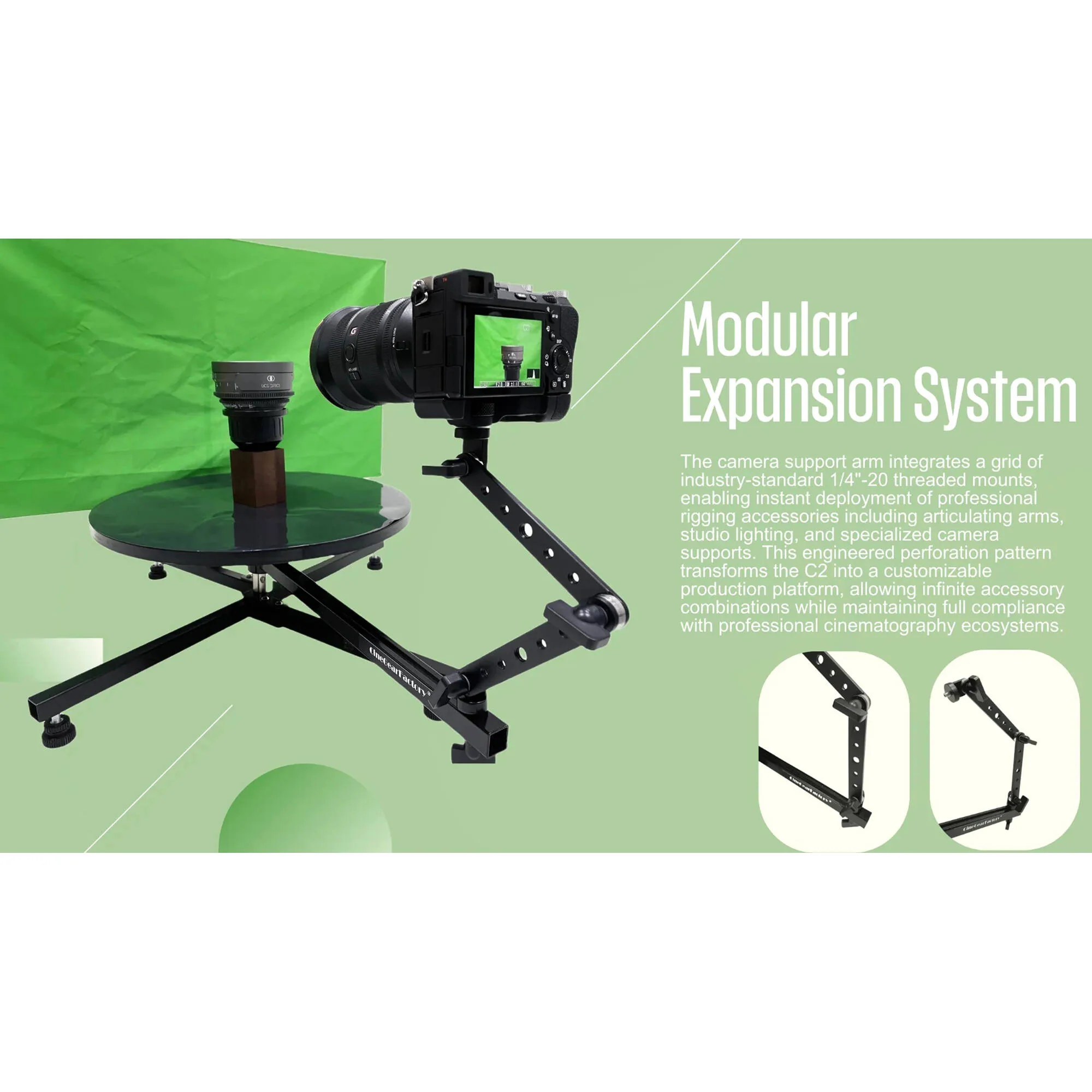 CineGearFactory C2 360&deg; Rotating Camera Platform - Image 5