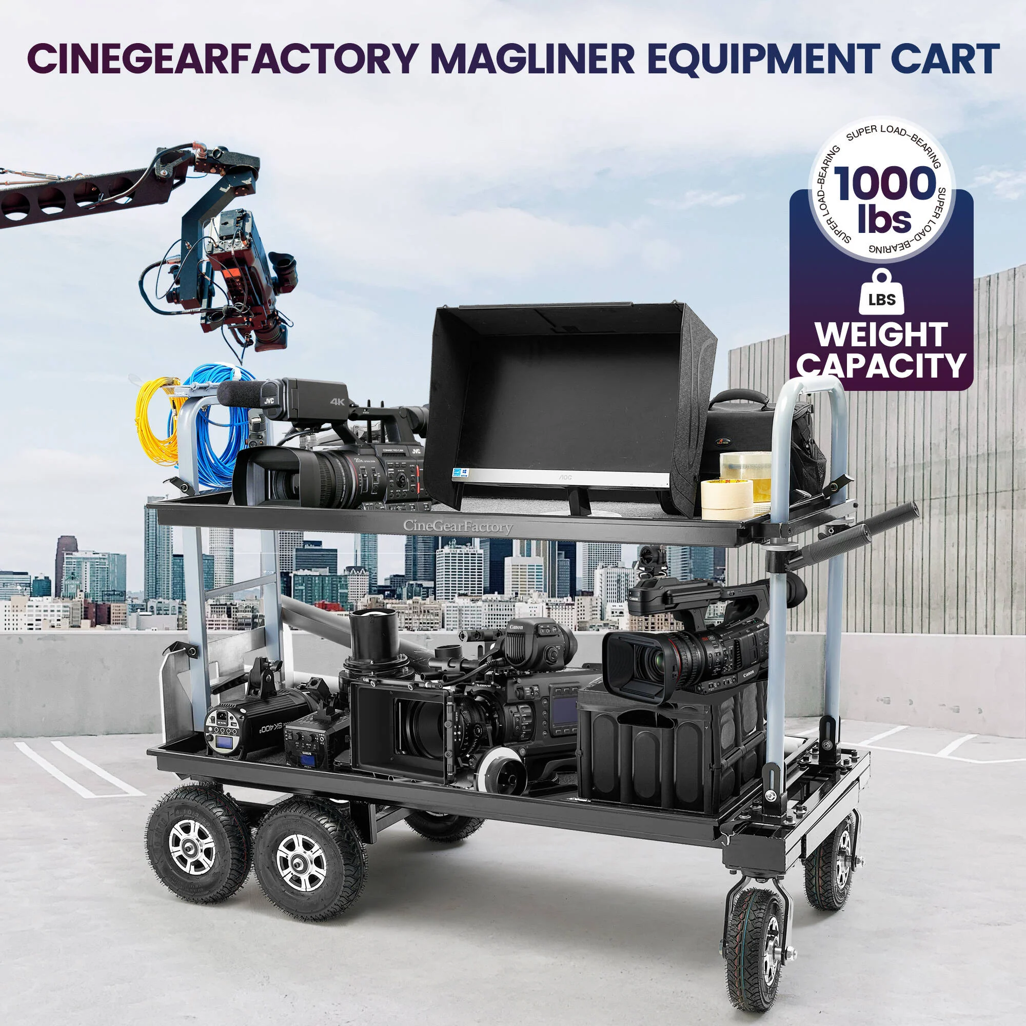 CineGearFactory Magliner Equipment Cart (Medium) - Image 3