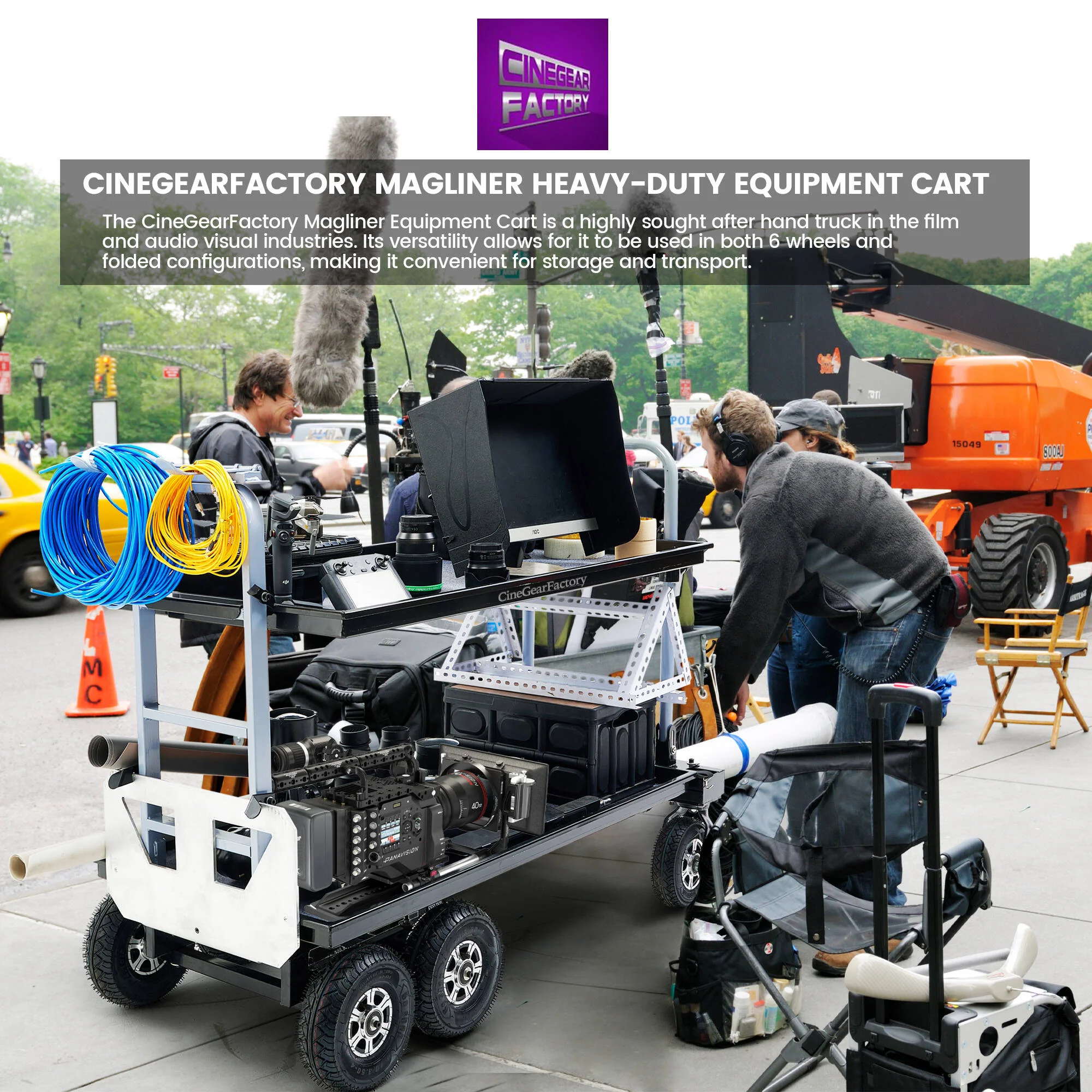 CineGearFactory Magliner Equipment Cart (Small) - Image 4