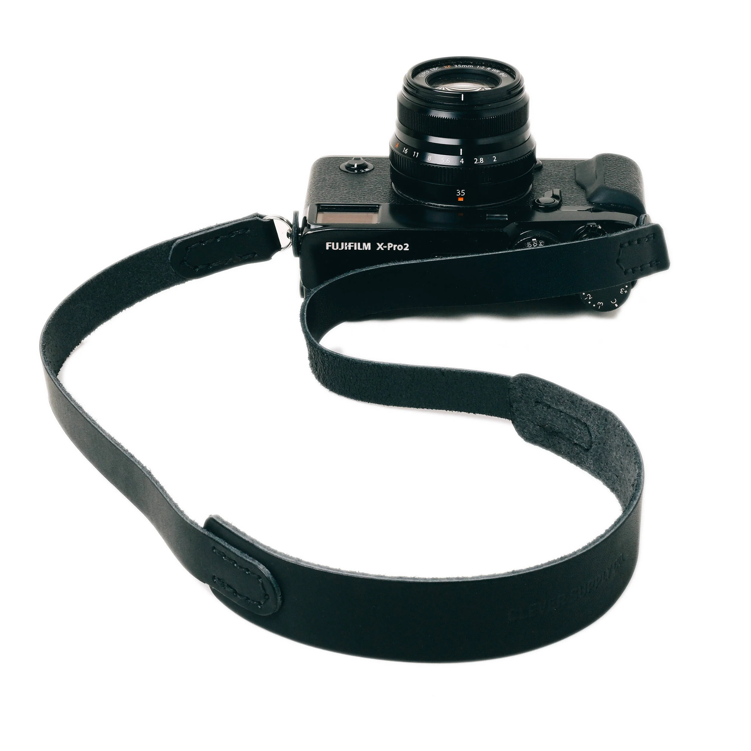 Clever Supply Co. Traditional Camera Strap (Black, 40") - Image 3