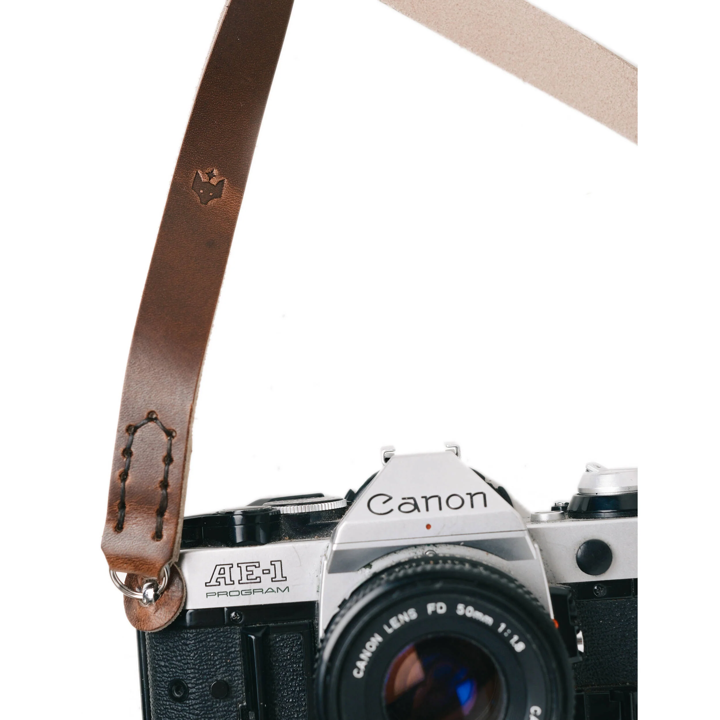 Clever Supply Co. Traditional Camera Strap (Chestnut, 50") - Image 2