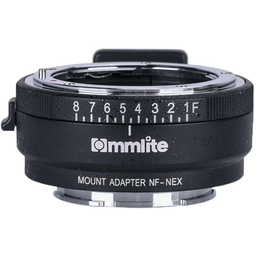 Commlite Lens Mount Adapter for Nikon F-Mount, G-Type Lens to Sony E Camera