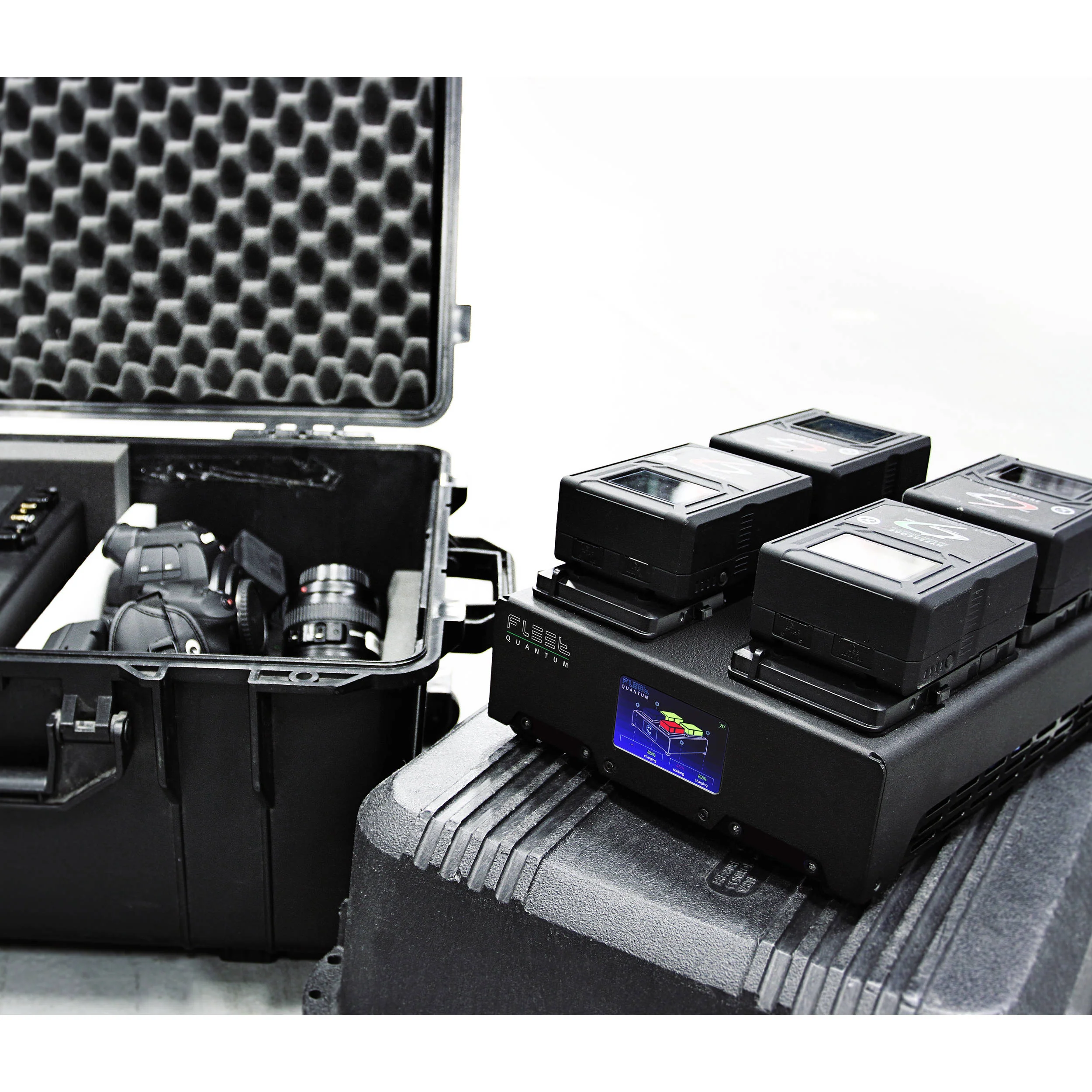 Core SWX FLEET Quantum 4-Position Charger with Touchscreen Color LCD (Gold Mount) - Image 6