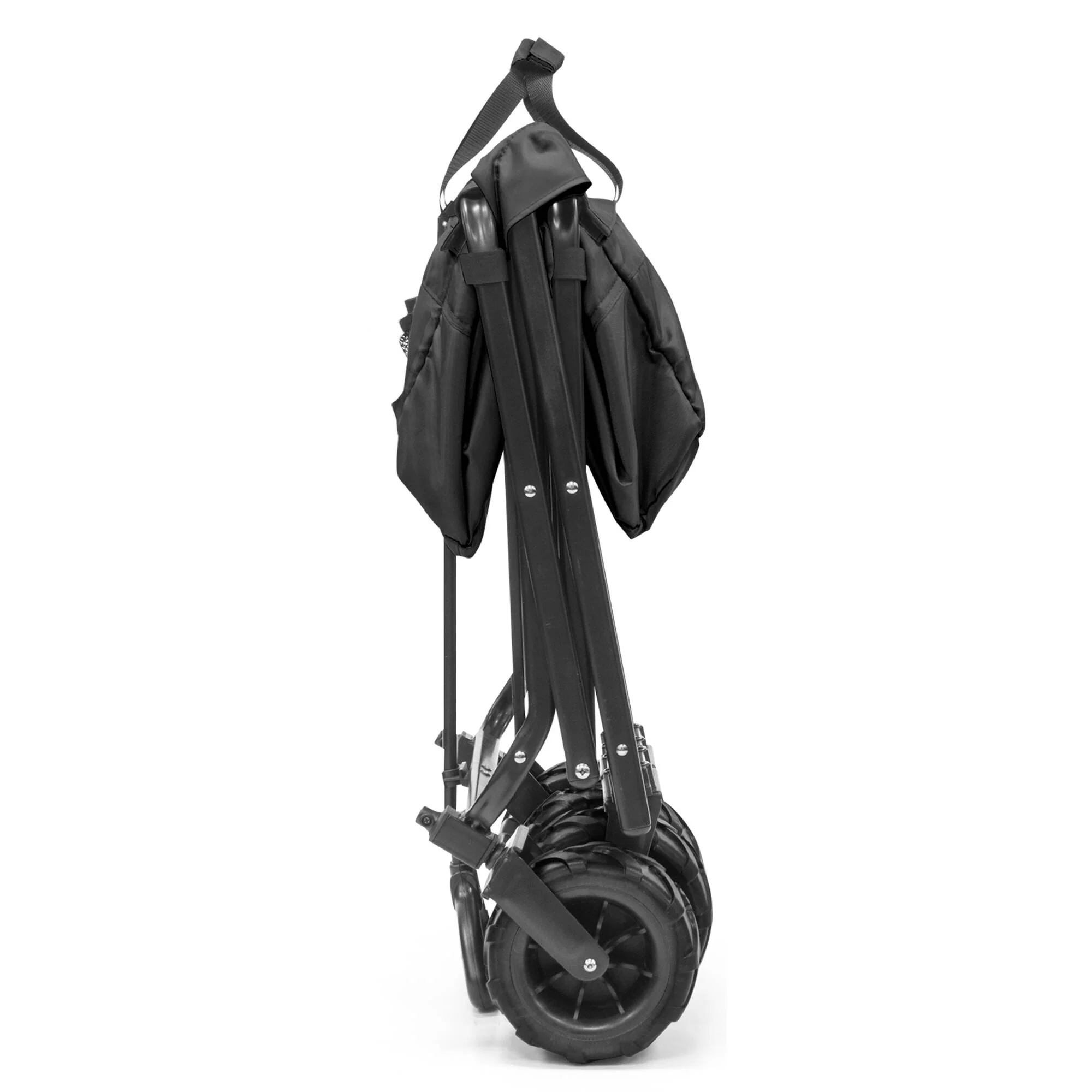 Creative Outdoor Distributor All-Terrain Folding Wagon (Black) - Image 3