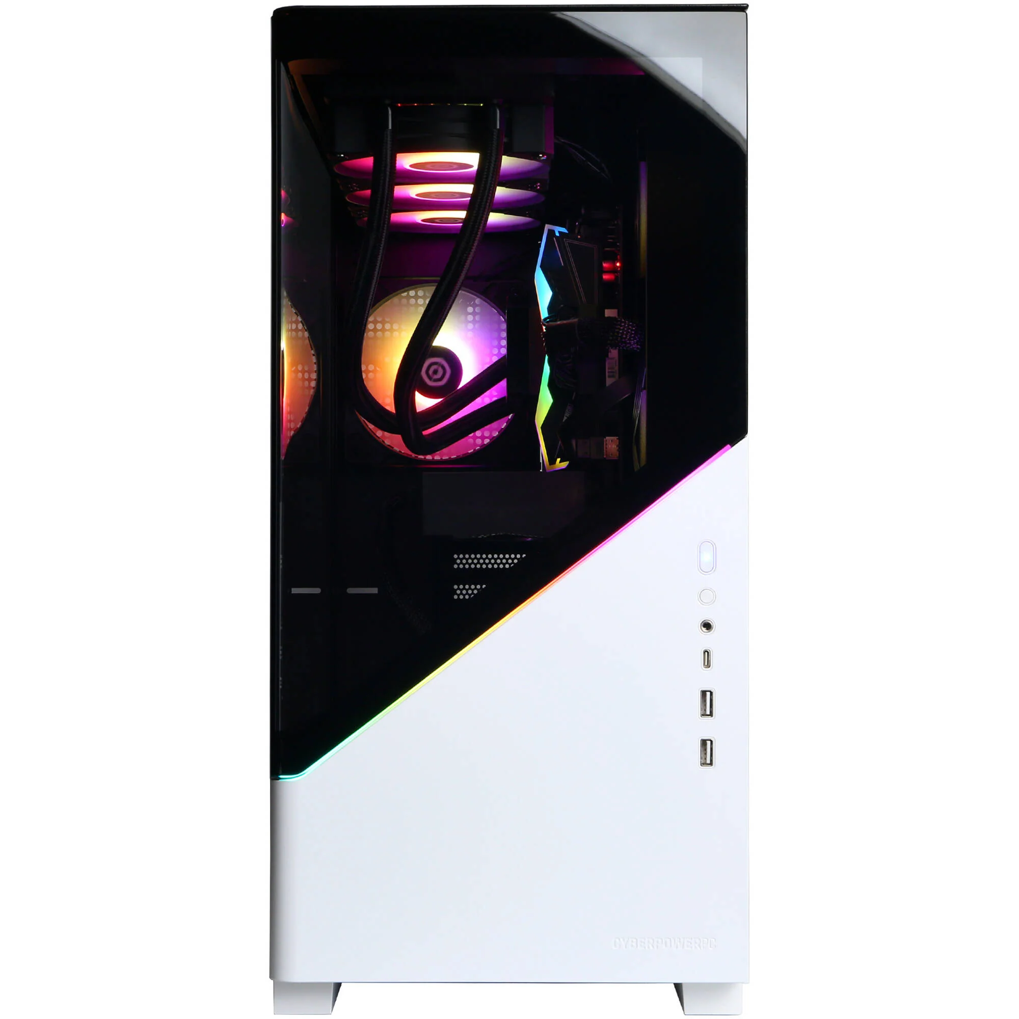 CyberPowerPC Gamer Supreme Liquid Cool Desktop Computer (White) - Image 2