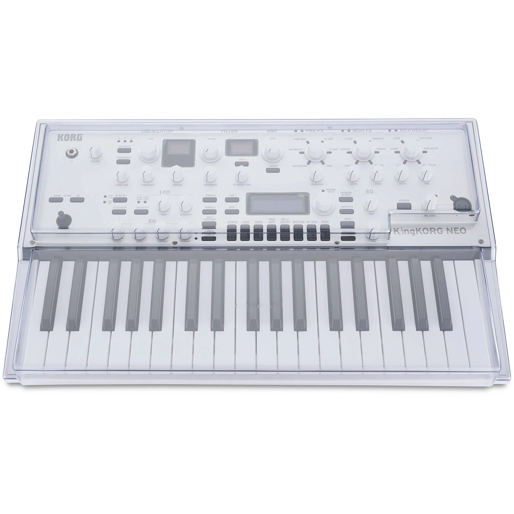 Decksaver Cover for KingKORG NEO (Smoked/Clear) - Image 3