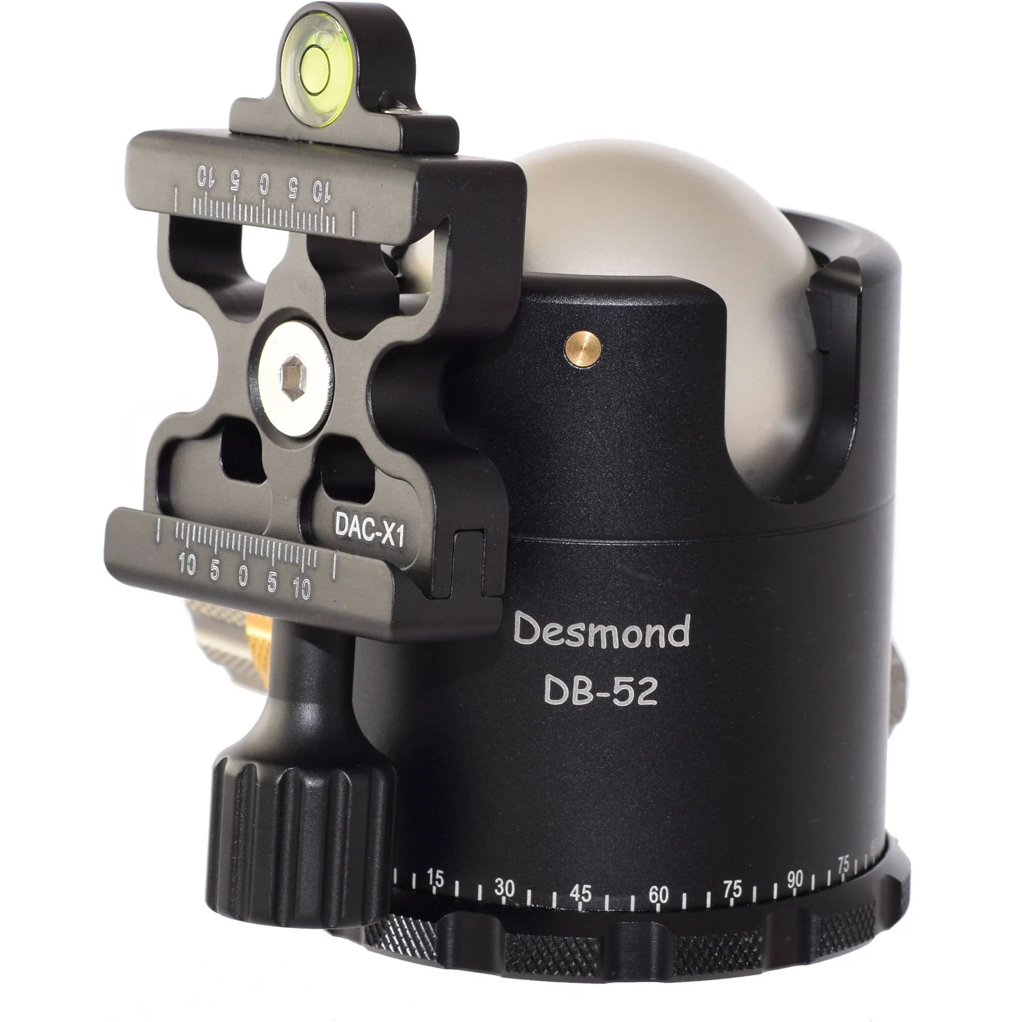 Desmond 52mm Ball Head with Arca-Type QR Plate - Image 2