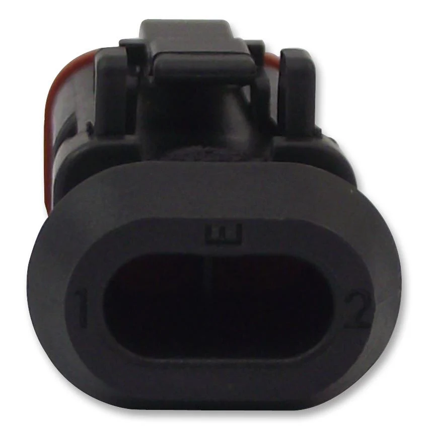 Deutsch - TE Connectivity DT062S-CE13 DT062S-CE13 Automotive Connector Housing Thin Wall Black DT Plug 2 Ways Series Socket Contacts - Image 4