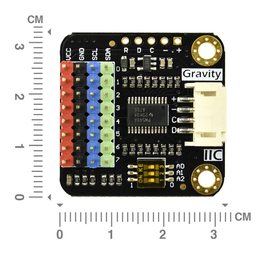 Dfrobot DFR0576 DFR0576 Multiplexer Board Digital 1-to-8 I2C Gravity Arduino New - Image 2