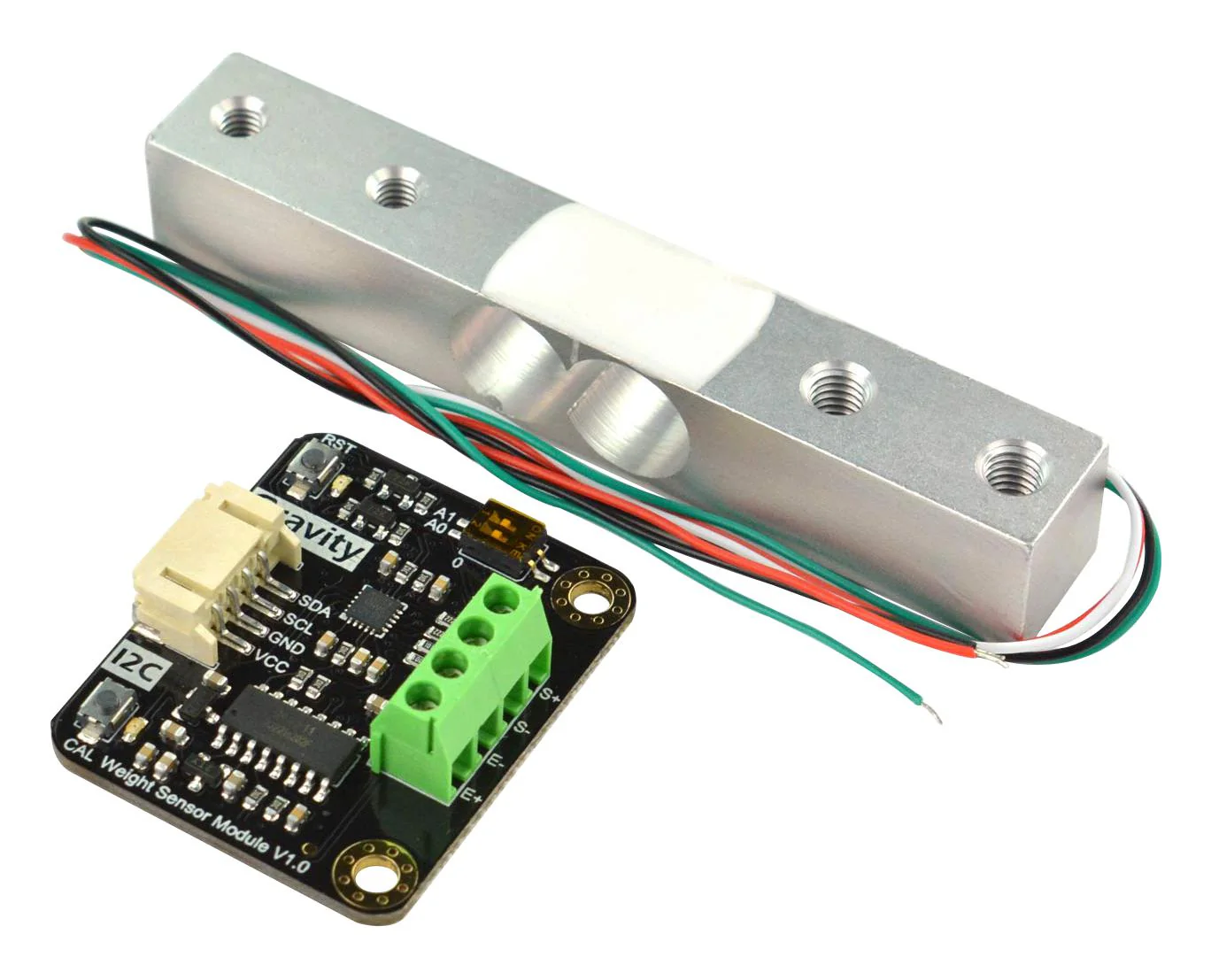 Dfrobot KIT0176 KIT0176 Weight Sensor Kit Gravity I2C 1Kg HX711 Arduino Board New