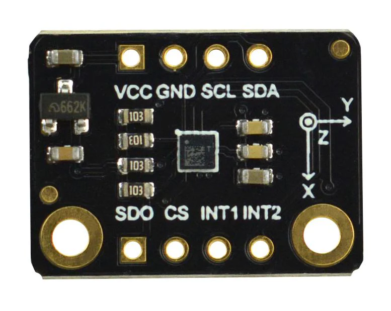 Dfrobot SEN0405 SEN0405 Accelerometer Board Fermion Triple Axis LIS2DW12 Arduino ±16g New - Image 2