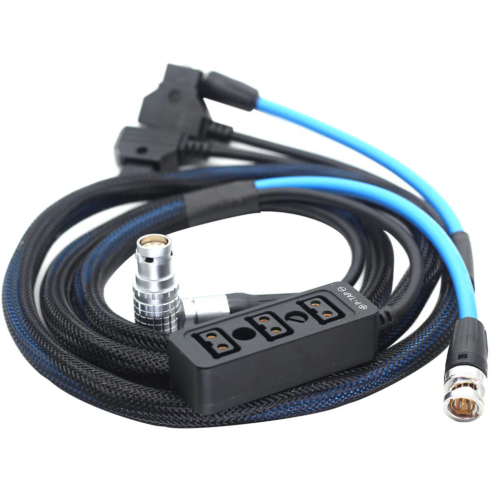 DigitalFoto Solution Limited D-Tap to 8-Pin LEMO with Canare 12G-SDI Cable & D-Tap Splitter (6.5') - Image 2