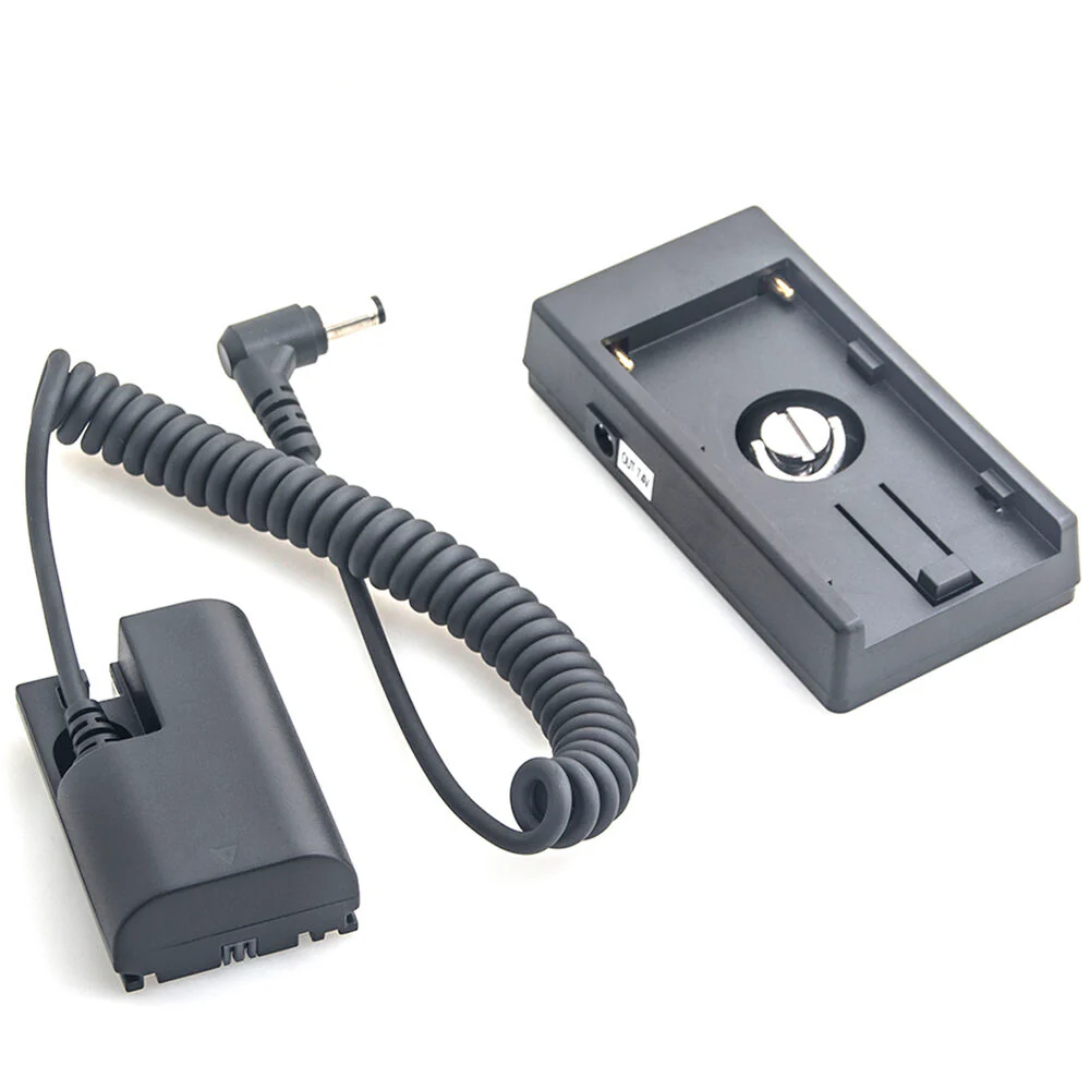 DigitalFoto Solution Limited L-Series Battery Plate to LP-E6 Dummy Battery (Coiled 16.1 to 39.4" Cable) - Image 4