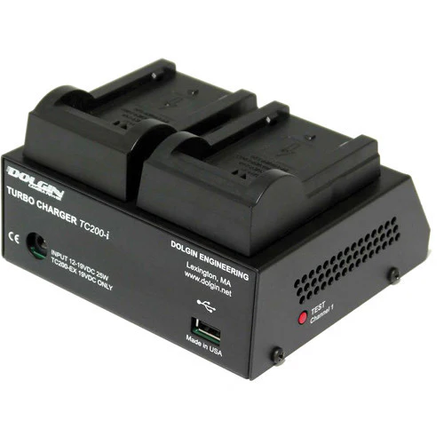 Dolgin Engineering TC200-i-TDM Two-Position Simultaneous Battery Charger for Sony BP-U30, BP-U60, BP-U90 - Image 3