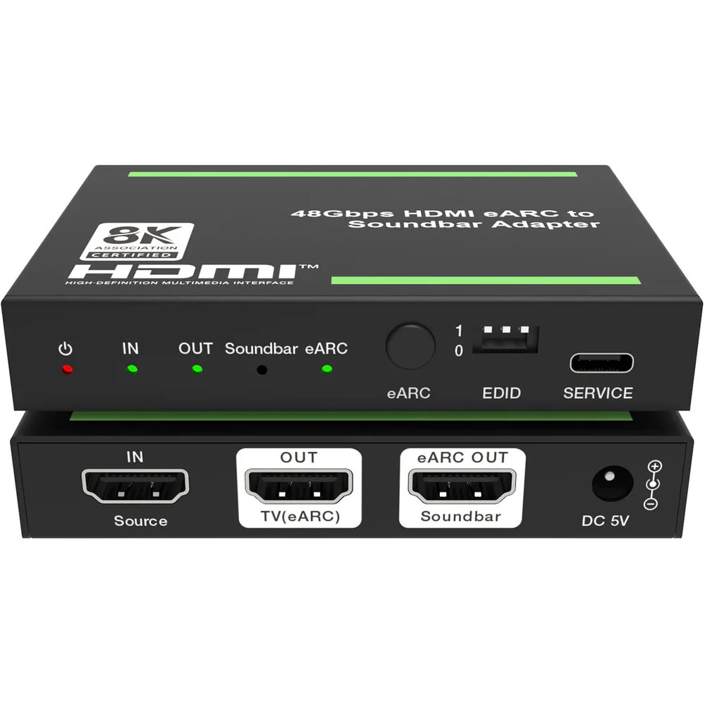 DVDO 8K HDMI 2.1 Audio Extractor with eARC for Soundbars - Image 3
