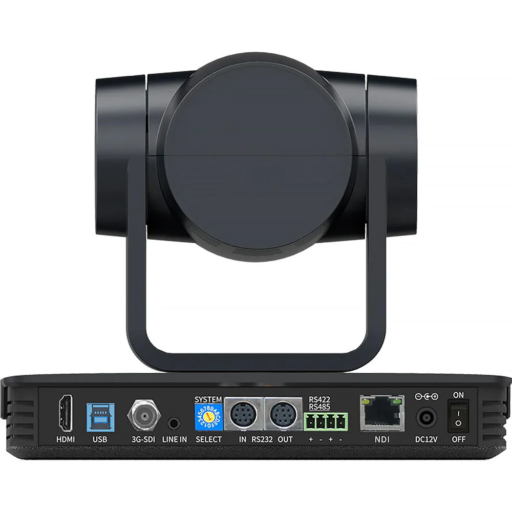 DVDO C4-1 1080p NDI HDMI/IP/3G-SDI/USB3.0 PTZ Camera with 20x Zoom & AI Auto Tracking (Black) - Image 2