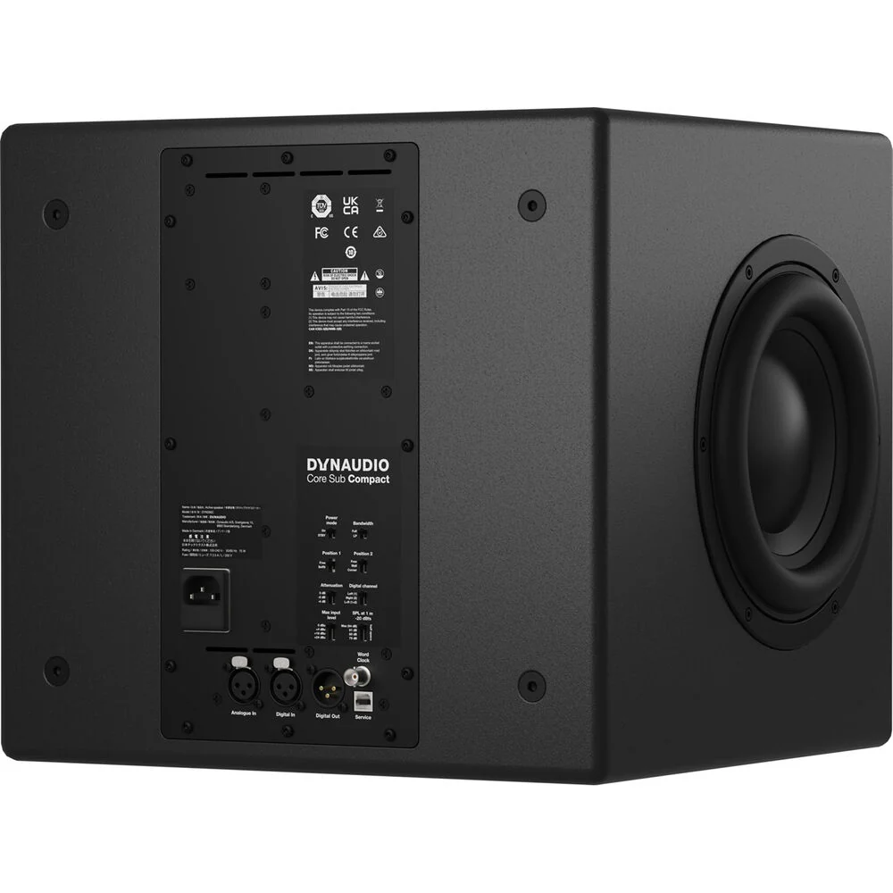 Dynaudio Acoustics Dual 9" Long-Throw Subwoofer -2 X 280W Amplification  (Dark Gray) - Image 2
